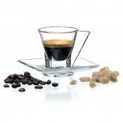 RCR Šálka s tanierikom na espresso 70 ml sada 2 ks FUSION - Súprava šálok