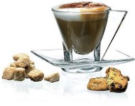 RCR Šálka s tanierikom na cappuccino 190 ml set 4 ks FUSION - Súprava šálok