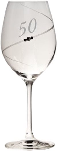 B.BOHEMIAN Jubileumi borospohár "50" 470 ml COSMIC 1 db