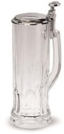 JTF Beer mug with a tin shiny lid Stein 0.5 l - Beer Glass