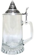 JTF Beer mug with tin lid Stern spitz 0.5 l - Beer Glass