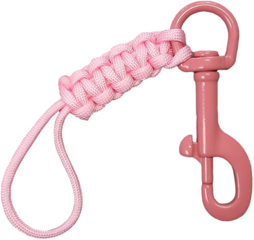 JTLine 90 mm (type B) pink with pink cord - Carabiner - Main image