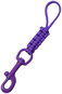 Carabiner JTLine 90 mm (type B) purple with purple lanyard - Karabina