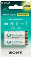 Sony NiMH 2000mAh, AA, 2pcs - Rechargeable Battery