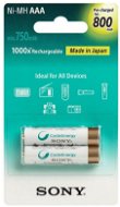 Sony NiMH 800mAh, AAA, 2pcs - Rechargeable Battery