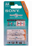 SONY Cycle Energy Blue NiMH 2000mAh, 2pcs - Disposable Battery