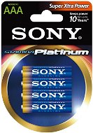 Sony STAMINA PLATINUM, LR03/AAA 1.5V, 4pcs - Disposable Battery