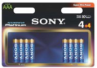 Sony STAMINA PLATINUM, LR3/AAA- 4+4ks - Einwegbatterie