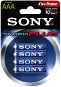 Sony STAMINA PLUS, LR03/AAA 1.5V, 4 Stk - Einwegbatterie