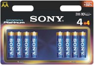 Sony STAMINA PLATINUM, LR6 AA 4+4pcs - Disposable Battery