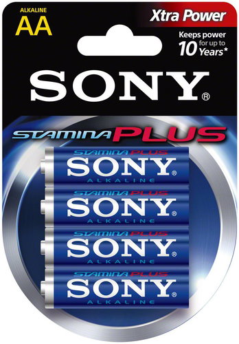Sony STAMINA PLUS, LR6/AA 1.5V, 4 ks Hauptbild Sony STAMINA PLUS, LR6/AA 1.5V, 4 ks - Einwegbatterie - Hauptbild