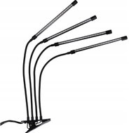 Jumi LED Plant Grow Light 80 Diodes, 4 Arms, Timer, 25W - LED Flashlight