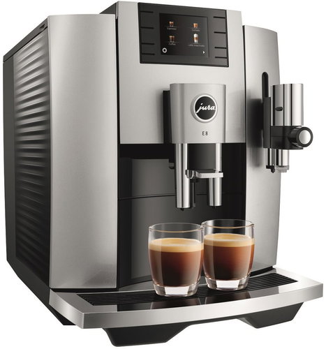 JURA E8 Moonlight Silver (EB) - Automatic Coffee Machine - Main image