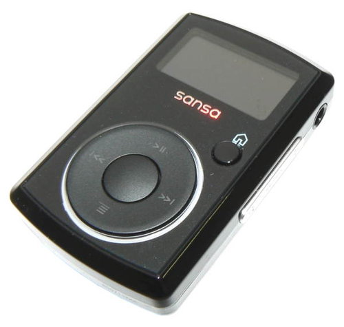SanDisk Sansa Clip 2GB, černý (black), MP3/ WMA, OLED displej, napájení z USB - MP3 Player - Main image