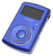SanDisk Sansa Clip 2GB, modrý (blue), MP3/ WMA, OLED displej, napájení z USB - MP3 přehrávač
