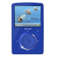 SanDisk Sansa Fuze 4GB modrý - MP4 Player