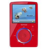SanDisk Sansa Fuze 4GB červený - MP4 Player