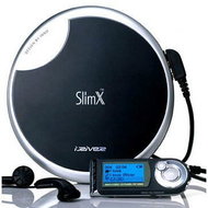 iRIVER iMP-550 SlimX černý (black), MP3/ WMA/ ASF/ CD přehrávač, ultraplochý, FM Tuner, DO - MP3 Player