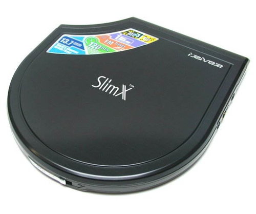 iRIVER iMP-900 SlimX, MP3/ WMA/ ASF/ CD přehrávač, ultraplochý, FM Tuner, DO - černý (black) - MP3 Player - Main image