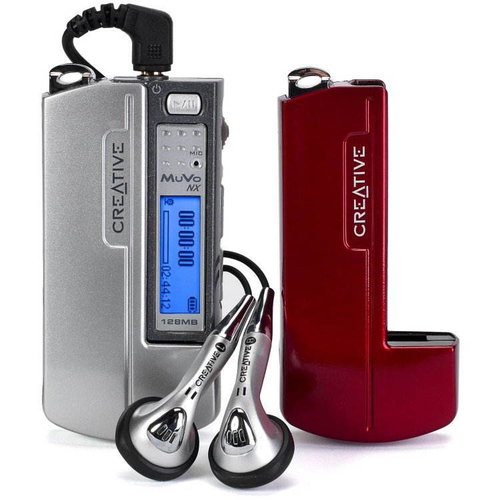 Creative Nomad MuVo NX 128MB, MP3/ WMA player, LCD display, USB - MP3 Player - Main image