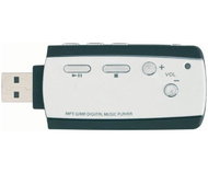 YAKUMO Hypersound 256 MB, MP3 přehrávač, USB disk, sluchátka - MP3 Player