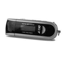 Acer MP-110 černý (black), 2GB, MP3/ WMA přehrávač, FM Tuner, dig. záznamník, USB, 1xAAA - MP3 přehrávač - Main image