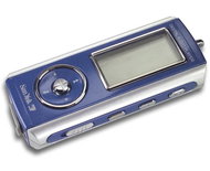 SanDisk Digital Audio Player - 512 MB, modrý (blue), MP3/WMA přehrávač, FM Tuner, dig. záznamník, US - MP3 Player