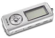 SanDisk Digital Audio Player - 1 GB, stříbrný (silver), MP3/WMA přehrávač, FM Tuner, dig. záznamník, - MP3 Player