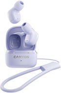 Canyon OnGO 4 Mini TWS BT, fialová - Bezdrátová sluchátka