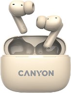 Canyon TWS-10 BT, bézs - Vezeték nélküli fül-/fejhallgató