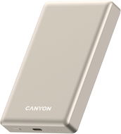 Canyon PB-510, 10000 mAh, Slim, Magsafe, PD 20W, beige - Powerbanka