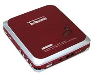 TECHNOSONIC MP9977B - červený (red), mini MP3/ CD přehrávač pro 8 cm CD - MP3 Player