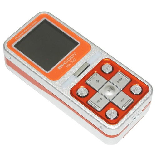 m-cody MX-300 oranžový (orange) 1GB, MP3/ WMA/ WAV/ OGG/ ASF přehrávač, FM Tuner, dig. zázn., USB2.0 - MP3 Player - Main image