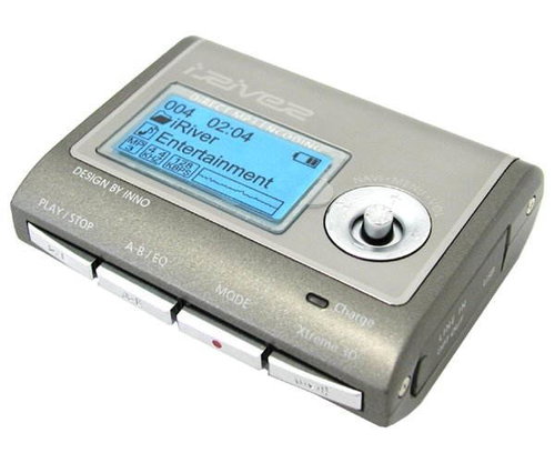 iRIVER iFP-595T, 512 MB, MP3/ WMA/ ASF přehrávač, Xtreme 3D, FM Tuner, záznamník, opt.-out - MP3 Player - Main image