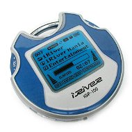 iRIVER iGP-100, 1.5 GB, MP3/ WMA/ WAV/ ASF/ OGG přehrávač, FM Tuner - MP3 Player