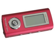 MP3 přehrávač Emgeton E2Cult 1GB FM červený - MP3 Player