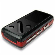 iAUDIO 7 černo-červený (black-red), 4GB, MP3/ WMA/ ASF/ OGG/ FLAC/ TXT/ JPG/ MP4 přehr., FM, dig. zá - MP4 Player