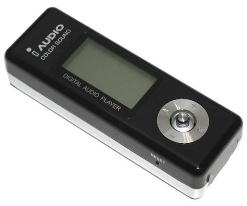 iAUDIO U2 černý (black), 1GB, MP3/ WMA/ ASF/ WAV přehrávač, FM Tuner, dig. záznamník, USB2.0 + nabíj - MP3 Player - Main image