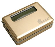 VMAX V-330 zlatý (gold), 128 MB, MP3/ WMA přehrávač, FM Tuner, dig. záznamník, USB disk, sluchátka - MP3 Player