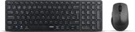 Rapoo 9700M set, sivý – CZ/SK - Set klávesnice a myši