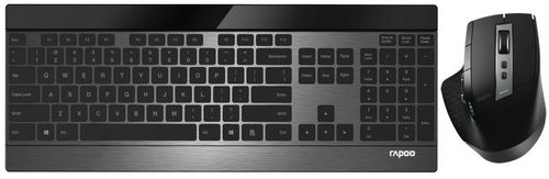 Rapoo 9900M Keyboard and laser mouse set, black - Billentyűzet+egér szett - Fő fotó
