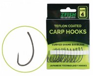 Zfish Teflon Hooks Curved Shank Barbless - Háčik na ryby