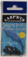 Carp'R'Us Gizmo Quick Change Swivels Size 11 8pcs - Swivel