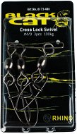 Black Cat Cross Lock Swivel with Carabiner, Size 4/0, 100kg, 3pcs - Swivel