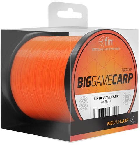 FIN Big Game Carp 0.25mm 9.3lbs 600m Orange - Fishing Line