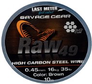 Savage Gear Raw49 0,45 mm 16 kg 35 lb 10 m Uncoated Brown - Lanko