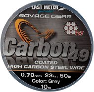 Savage Gear Carbon49 0.70mm 23kg 50lb 10m Coated Gray - Cable