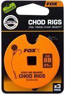 FOX Standard Chod Rigs Barbless méret 8 25 lb 3 db - Horogelőke