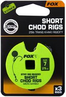 FOX Short Chod Rigs Barbed Size 7 25lb 3pcs - Rig