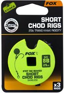 FOX Short Chod Rigs Barbless, 8 méret 25 lb 3 db - Horogelőke